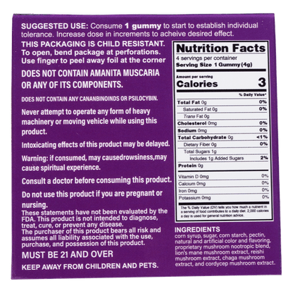 Shrumfuzed | Nootropic Mushroom Blend | 800mg