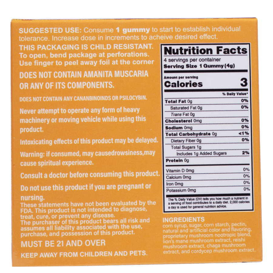 Shrumfuzed | Nootropic Mushroom Blend | 800mg