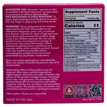 Shrumfuzed | Nootropic Mushroom Blend | 800mg