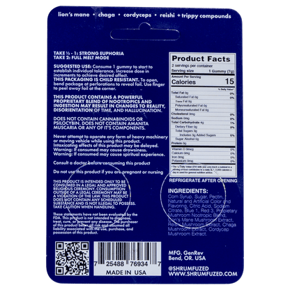 Shrumfuzed Max | Nootropic Mushroom Blend | 1600mg