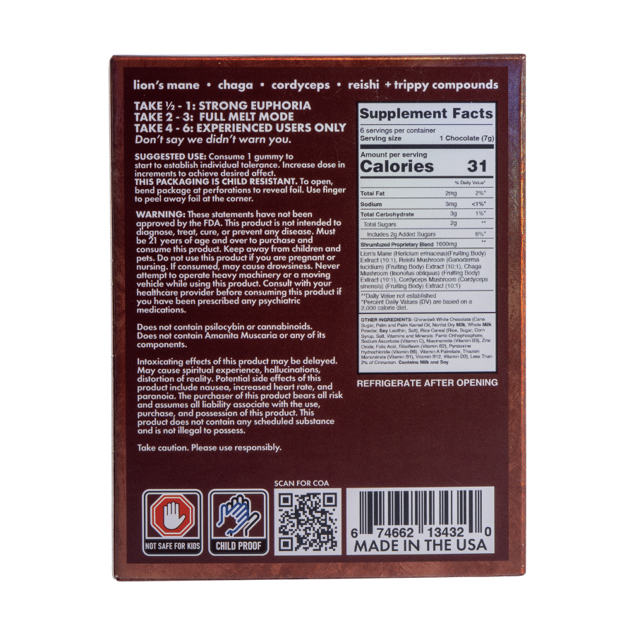 Shrumfuzed Max | Nootropic Mushroom Blend | 1600mg