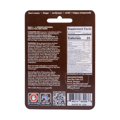 Shrumfuzed Max | Nootropic Mushroom Blend | 1600mg