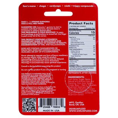 Shrumfuzed Max | Nootropic Mushroom Blend | 1600mg