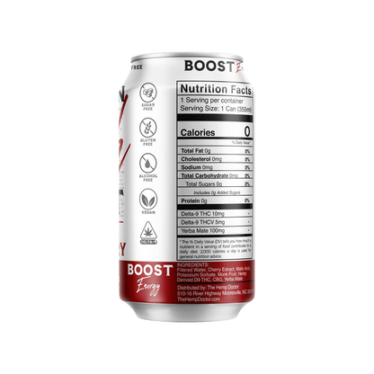 Southern High | BOOST 15mg D9 | THCV | Yerba Mate Seltzer