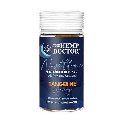 30mg D9|CBD|CBN Extended-Release Nighttime Gummies