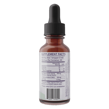 33:1 USDA Organic CBD Tincture