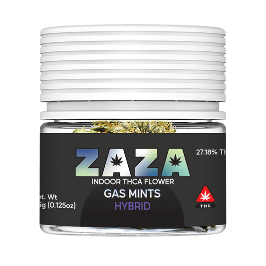 ZAZA | THCA Exotic Flower | Gas Mintz