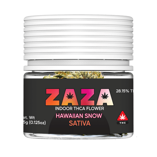 ZAZA | THCA Exotic Flower | Hawaiian Snow Strain